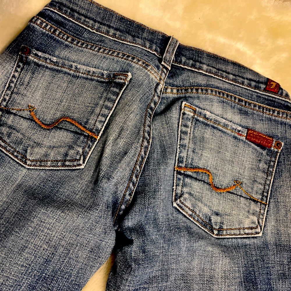 Y2K 7 For All Mankind Bootcut Low Rise Jeans vintage